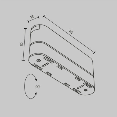 Адаптер Accessories for tracks Radity TRA084FC-11SW