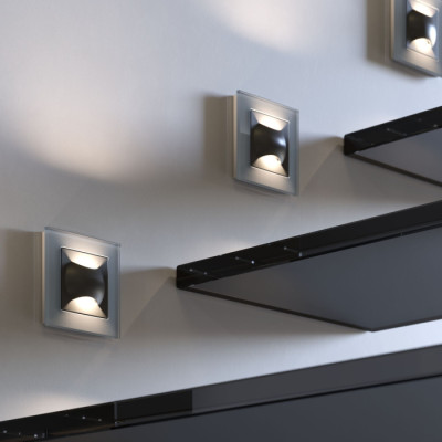 Встраиваемая LED подсветка Встраиваемые механизмы черные матовый W1154508